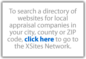 Search for California appraisers by city, county or ZIP code on the XSites Network.